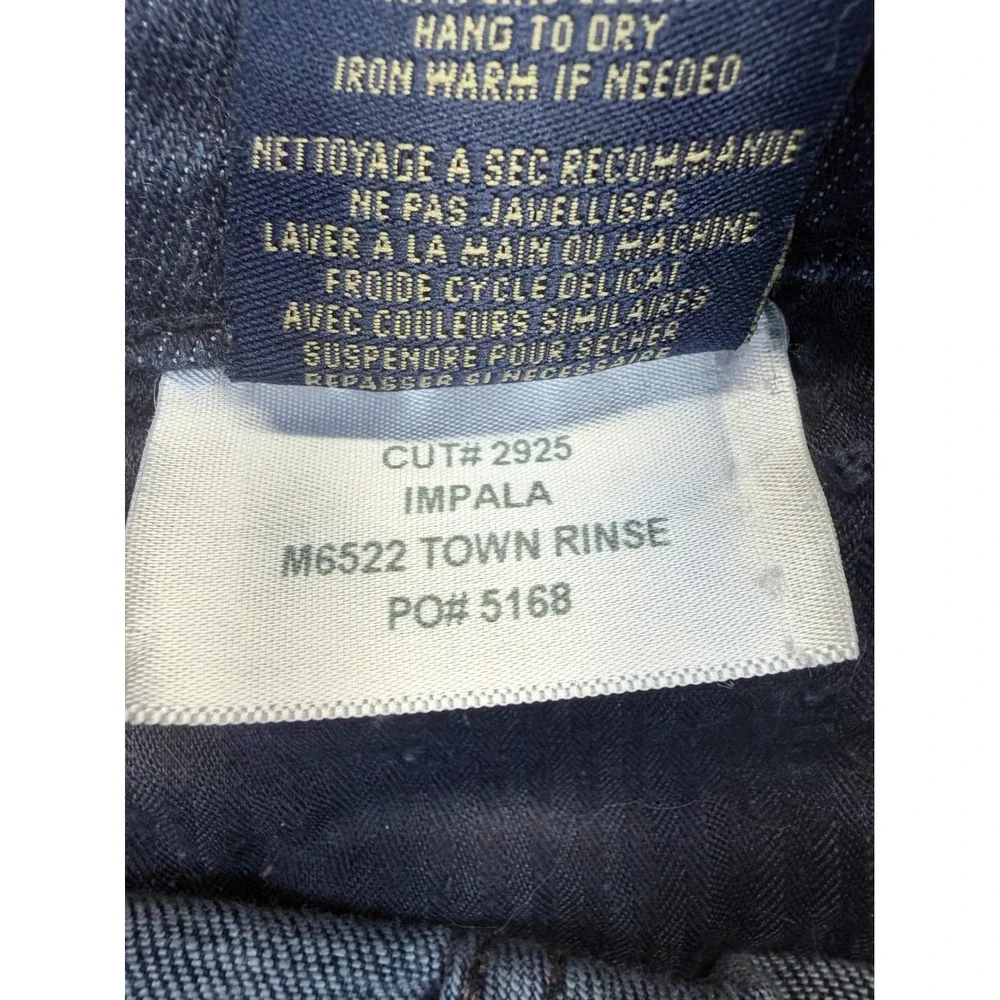 Fidelity Impala Jeans Mens 31 Blue Denim Straight Leg Made in USA Stretch
